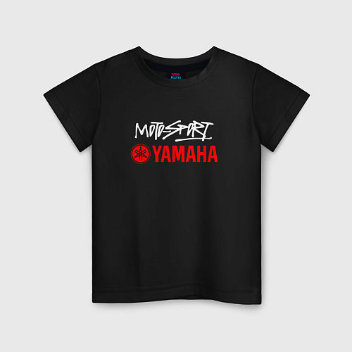 Детская футболка YAMAHA Moto Sport / Черный – фото 1