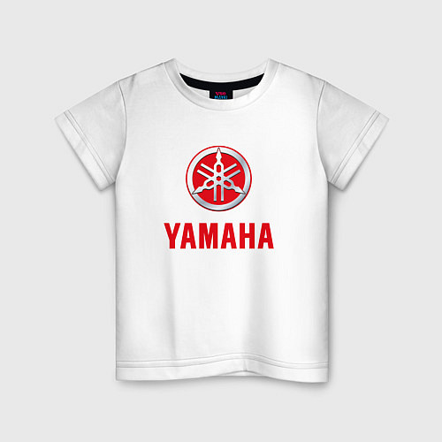 Детская футболка Yamaha Логотип Ямаха / Белый – фото 1