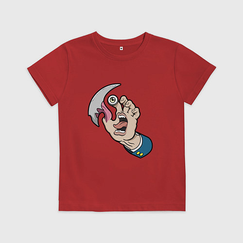 Детская футболка Кричащий Миги / Красный – фото 1