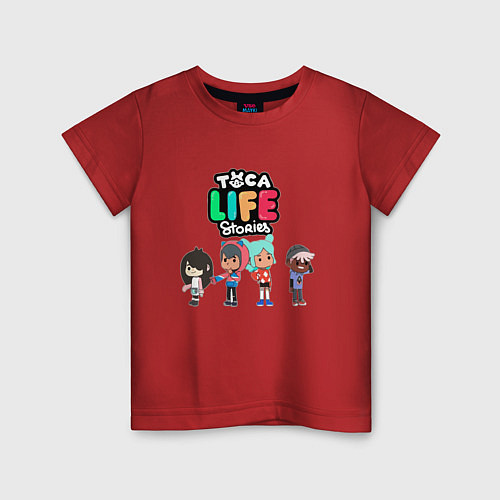 Детская футболка Toca Life World 3 / Красный – фото 1