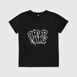 Футболка хлопковая детская Forever Young - Навсегда молодой, цвет: черный