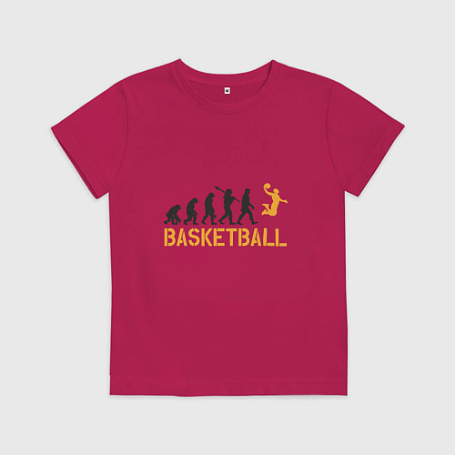 Детская футболка Basketball Fly / Маджента – фото 1