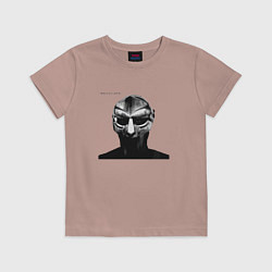 Футболка хлопковая детская Madvillainy, цвет: пыльно-розовый