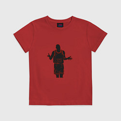 Футболка хлопковая детская Jordan Style, цвет: красный