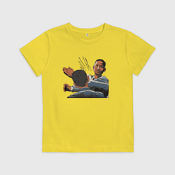 Футболка хлопковая детская ШЛЁП!, цвет: желтый