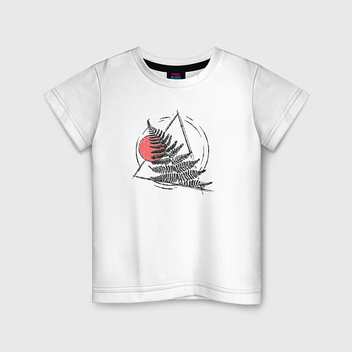 Детская футболка Мистический Папоротник / Белый – фото 1