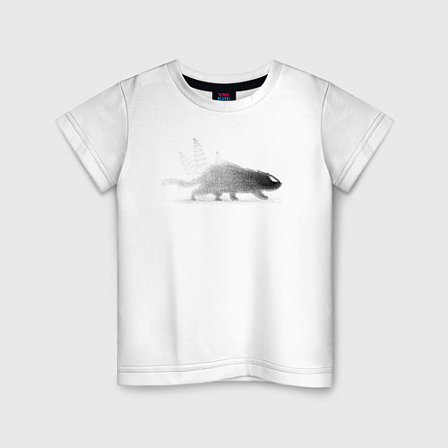Детская футболка Крадущийся Помощник Ведьмы / Белый – фото 1