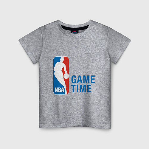 Детская футболка NBA Game Time / Меланж – фото 1