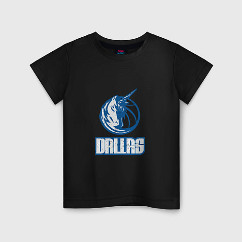 Детская футболка Dallas - Mavericks / Черный – фото 1