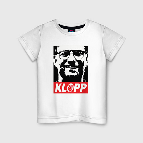 Детская футболка Klopp / Белый – фото 1