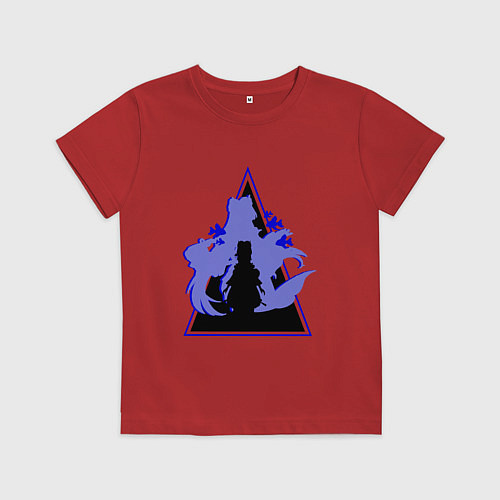 Детская футболка Genshin Impact KokomiКокоми / Красный – фото 1