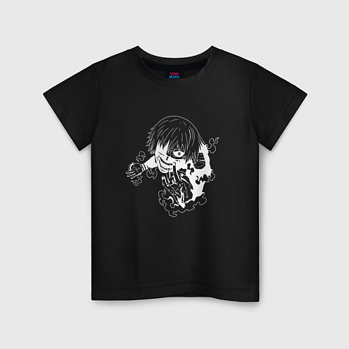 Детская футболка Летящий Гуль / Черный – фото 1