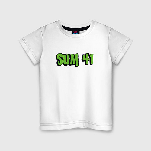 Детская футболка SUM41 LOGO / Белый – фото 1