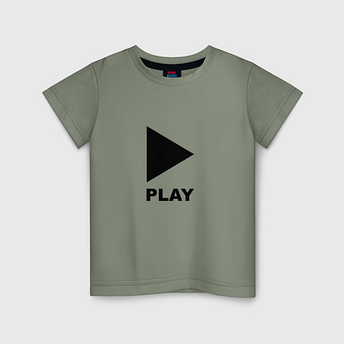 Детская футболка Play me / Авокадо – фото 1