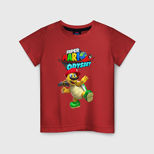 Детская футболка Super Odyssey Hero turtle Koopa Troopa / Красный – фото 1