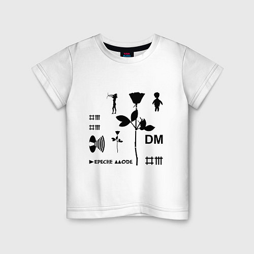 Детская футболка DEPECHE / Белый – фото 1