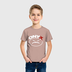 Футболка хлопковая детская Onyх, цвет: пыльно-розовый — фото 2