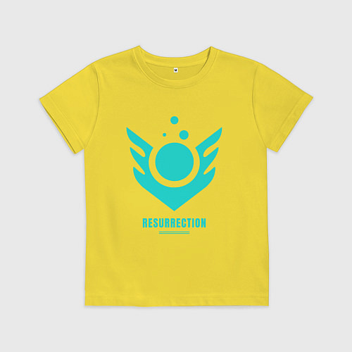 Детская футболка Сейдж способность валорант / Желтый – фото 1