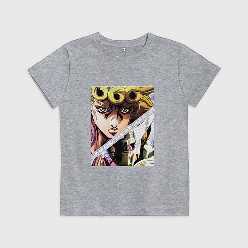 Детская футболка Джорно Джованна из ДжоДжо / Меланж – фото 1