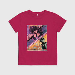 Футболка хлопковая детская Наранча Гирга из ДжоДжо, цвет: маджента