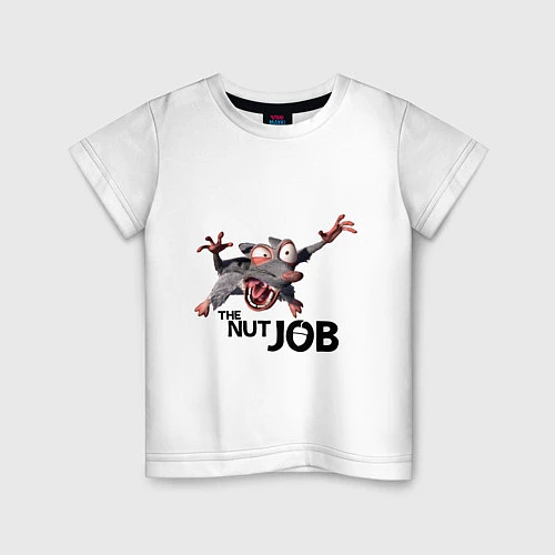 Детская футболка The nut job / Белый – фото 1