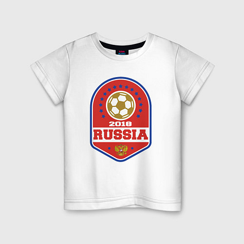 Детская футболка 2018 Russia / Белый – фото 1