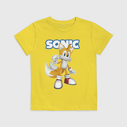 Детская футболка Майлз Тейлз Прауэр Sonic Видеоигра