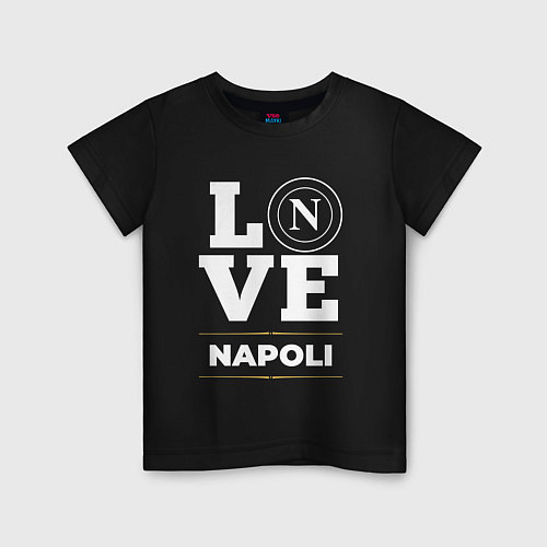 Детская футболка Napoli Love Classic / Черный – фото 1