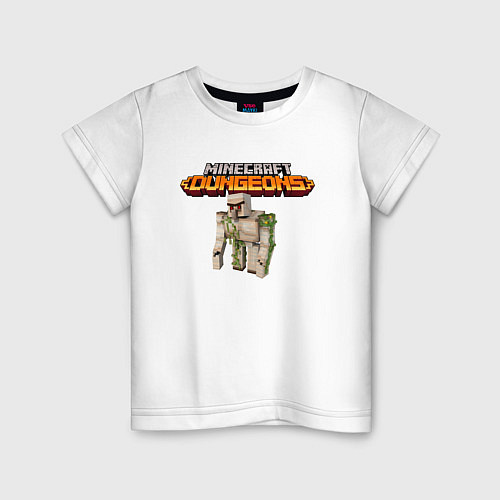 Детская футболка Minecraft Iron Golem Video game / Белый – фото 1