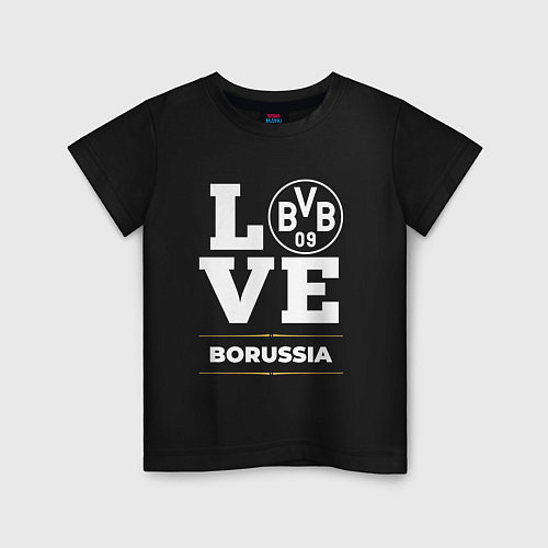 Детская футболка Borussia Love Classic / Черный – фото 1