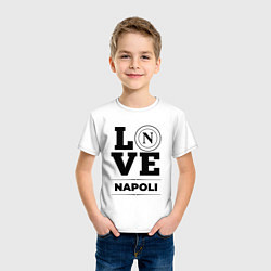Футболка хлопковая детская Napoli Love Классика, цвет: белый — фото 2