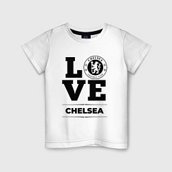 Футболка хлопковая детская Chelsea Love Классика, цвет: белый