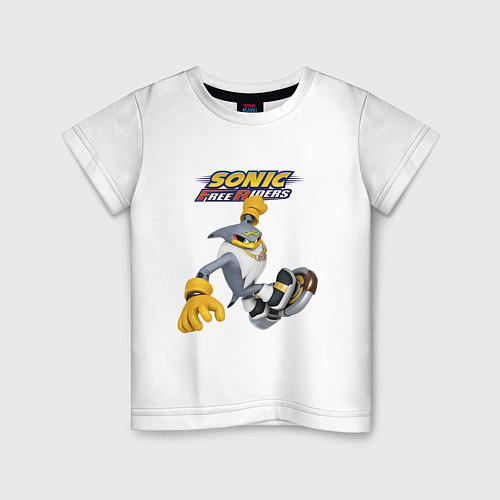Детская футболка Albatross Sonic Free Riders Video game / Белый – фото 1