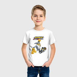 Футболка хлопковая детская Albatross Sonic Free Riders Video game, цвет: белый — фото 2