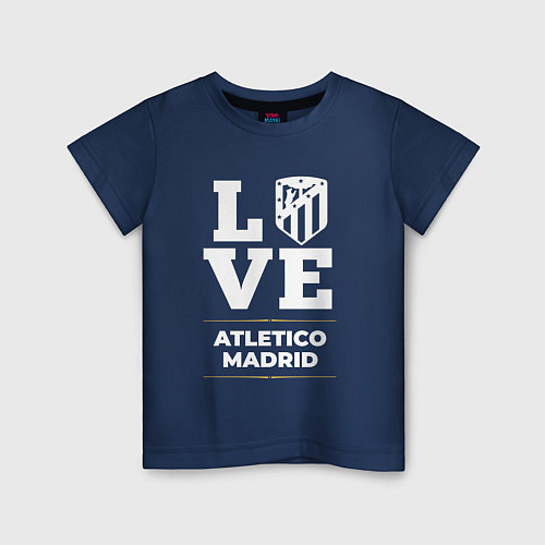 Детская футболка Atletico Madrid Love Classic / Тёмно-синий – фото 1