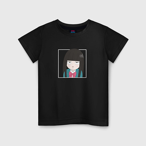 Детская футболка Смущённая Савако Достучаться до тебя / Черный – фото 1