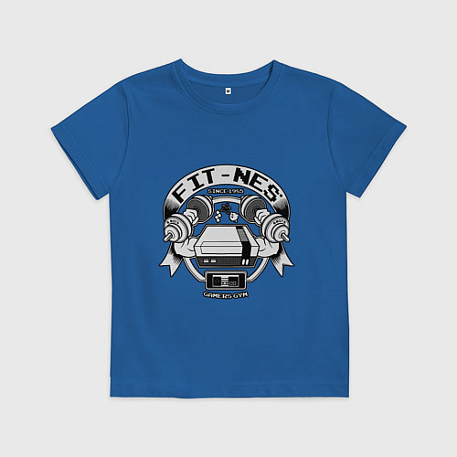 Детская футболка FIT NES Gamers GYM / Синий – фото 1
