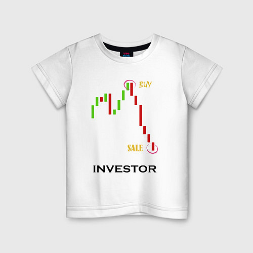 Детская футболка Investor / Белый – фото 1