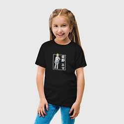 Футболка хлопковая детская Эмма Сано, цвет: черный — фото 2