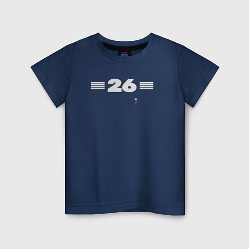 Детская футболка 26 регион Ставропольский край / Тёмно-синий – фото 1