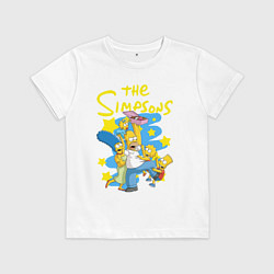 Детская футболка The SimpsonsСемейка Симпсонов
