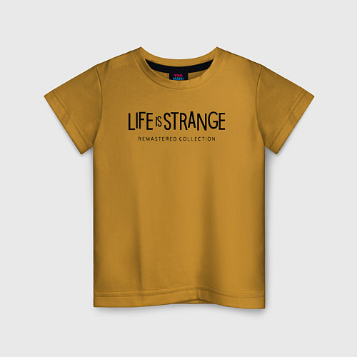 Детская футболка Life Is Strange - logo / Горчичный – фото 1