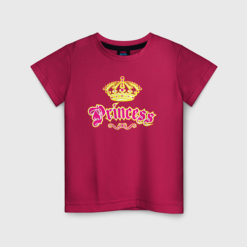 Детская футболка Моя Принцесса The Princcess / Маджента – фото 1