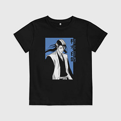 Футболка хлопковая детская Капитан Кучики, цвет: черный