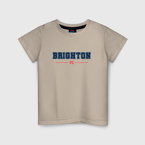 Детская футболка Brighton FC Classic / Миндальный – фото 1