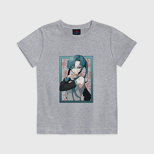 Детская футболка Hatsune Miku Drain / Меланж – фото 1