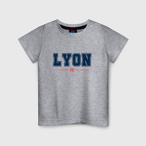 Детская футболка Lyon FC Classic / Меланж – фото 1