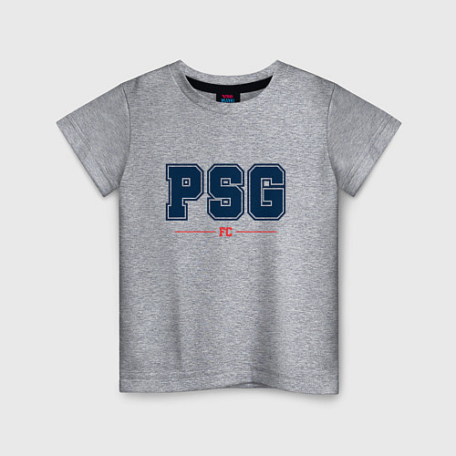 Детская футболка PSG FC Classic / Меланж – фото 1