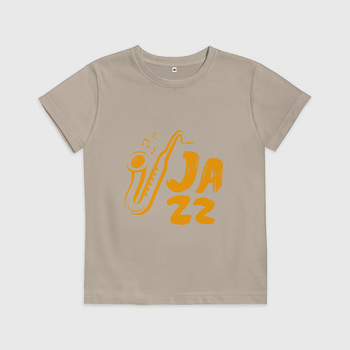 Детская футболка Jazz Music / Миндальный – фото 1