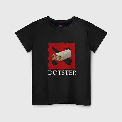 Детская футболка Dotster / Черный – фото 1